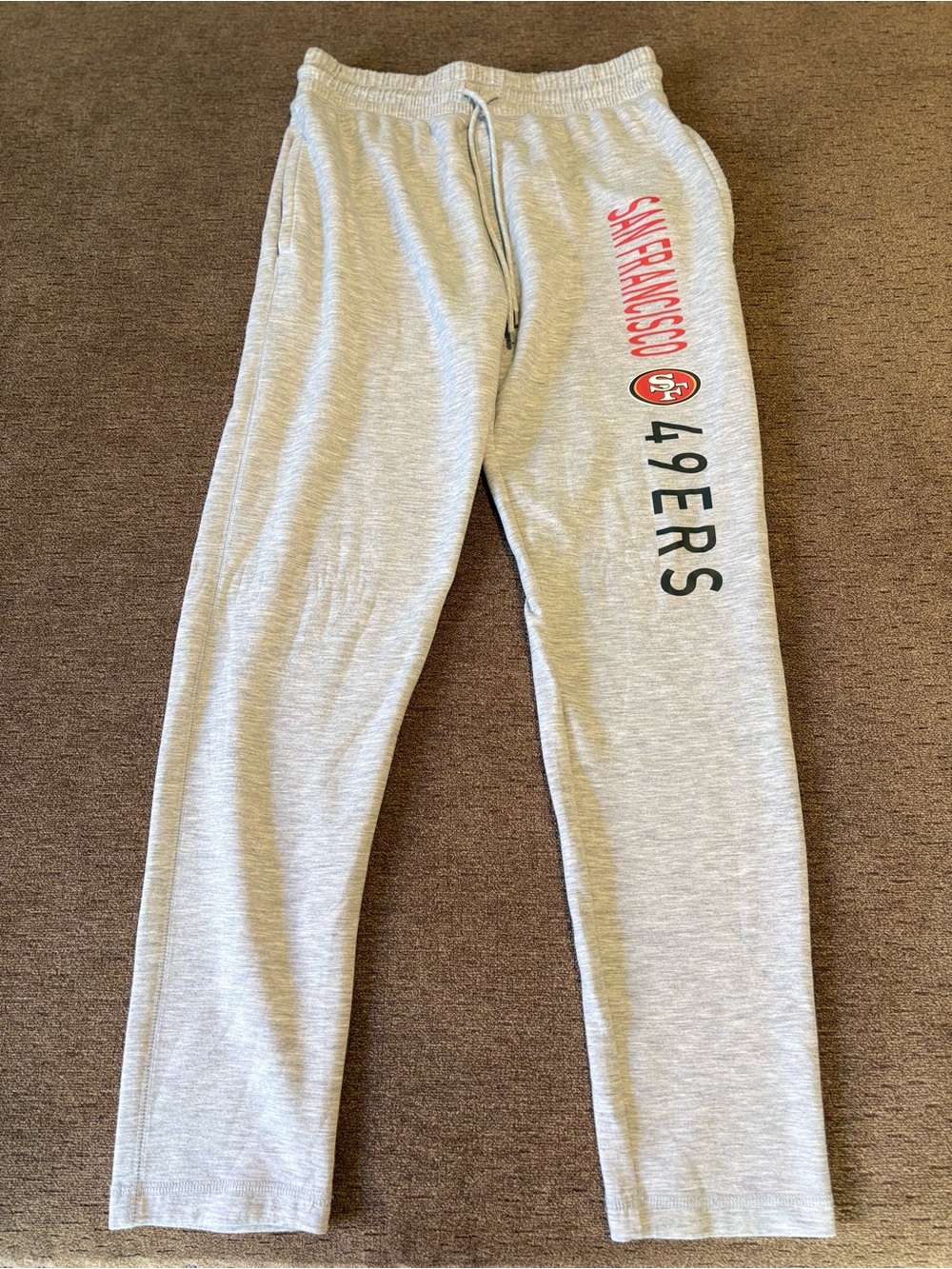 San Francisco 49ers Men’s Gray Sweatpants Size Medium
